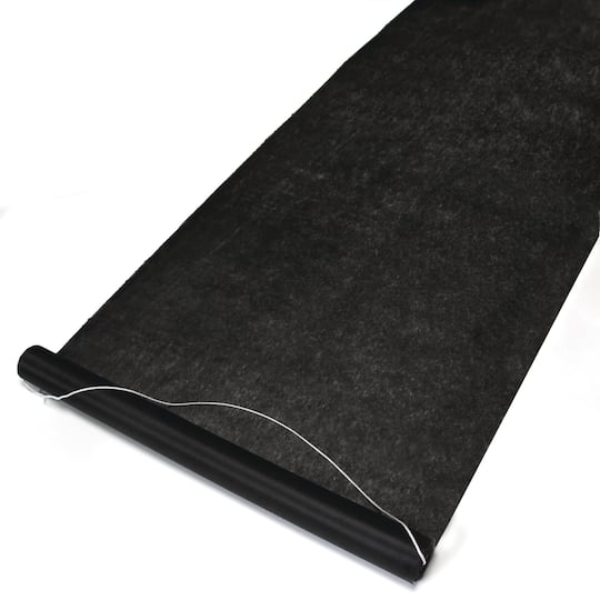 Hortense B. Hewitt Co. Aisle Runner, Black | 100 ft | Michaels®